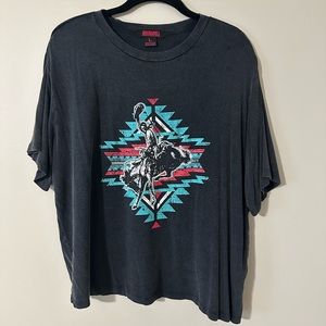 Rock&Roll Cowgirl Graphic Tee